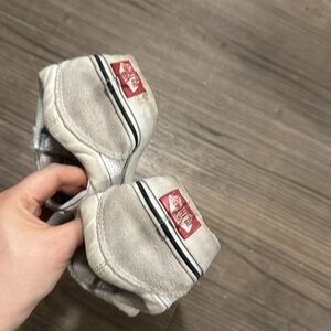 Vans White Velcro Sneakers Size 6.5 – Preowned